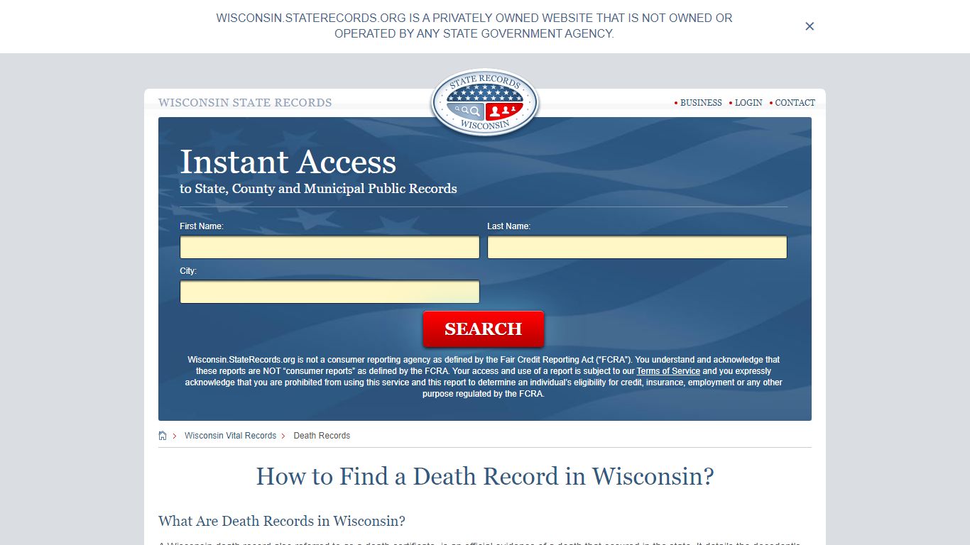 How to Find a Death Record in Wisconsin?